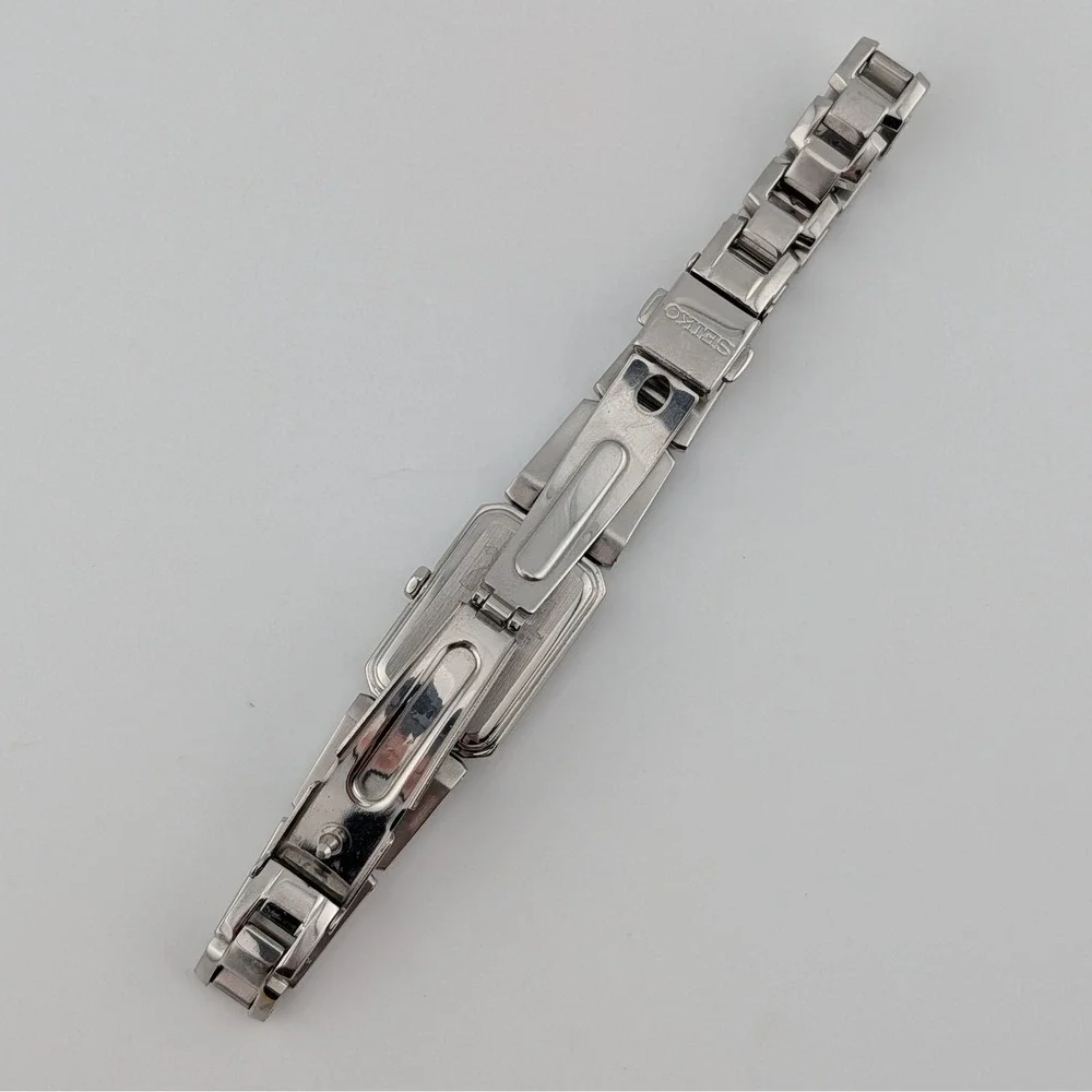 Seiko Solar Tressia White Ceramic Go Red Special Edition Box Papers Links
